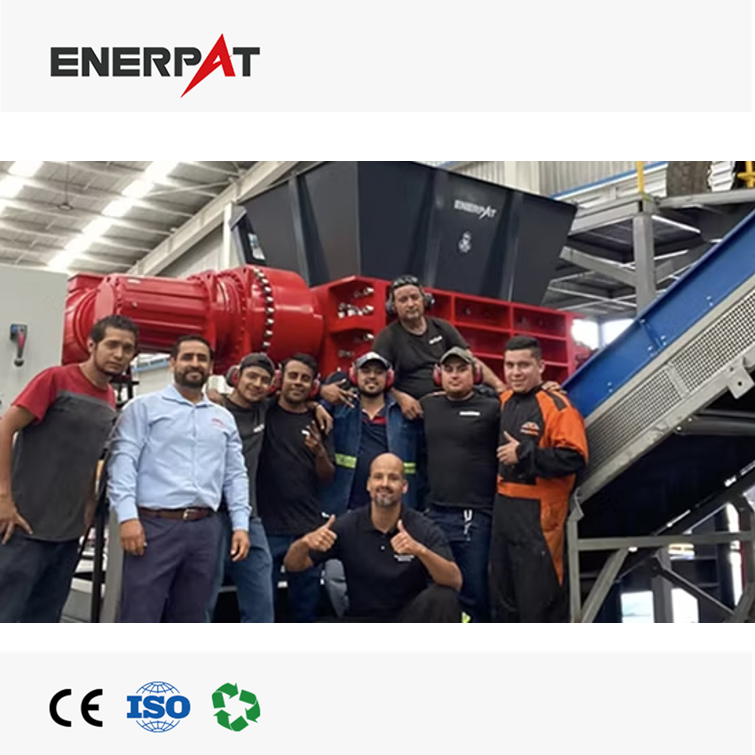 Industrial Tire Shredder Machine for Waste Tire Recycling