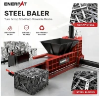 Triple Compression Scrap Steel Baler Steel Stamping Scrap Compactor Machine