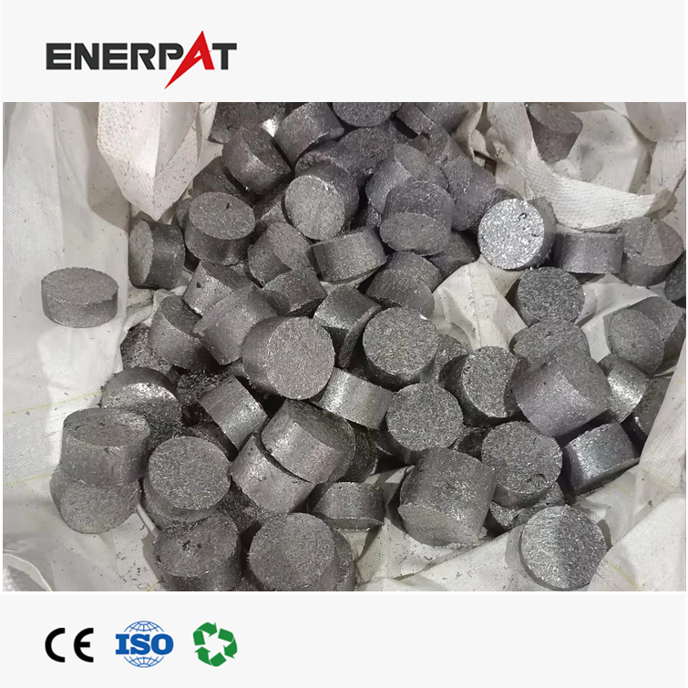 Automatic Metal Briquetting Machine for Aluminum Copper Steel Chips Recycling