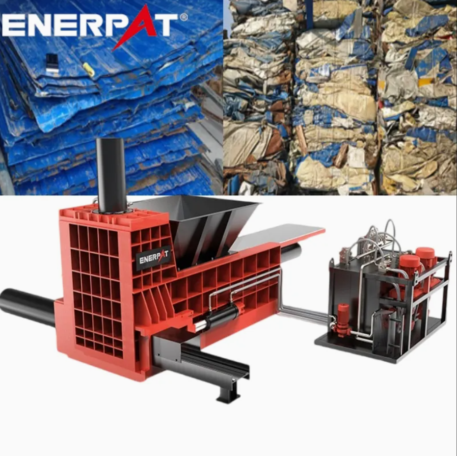 Automatic Triple Compression Scrap Aluminium Baler/Aluminium Can Crushers of 20 tons per hour