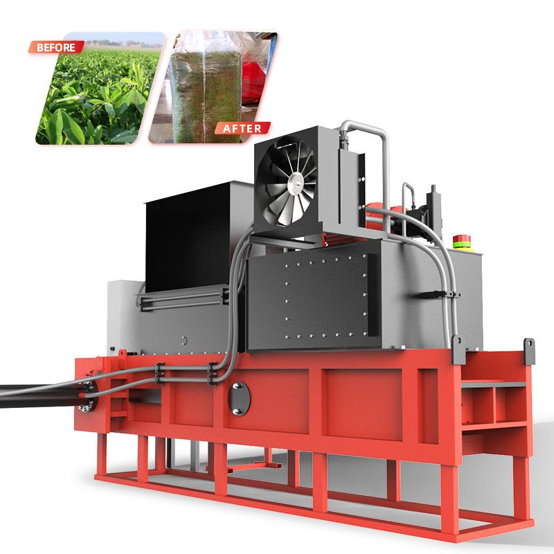 Full Automatic Hemp Hurd Baler Rice Husk Baler