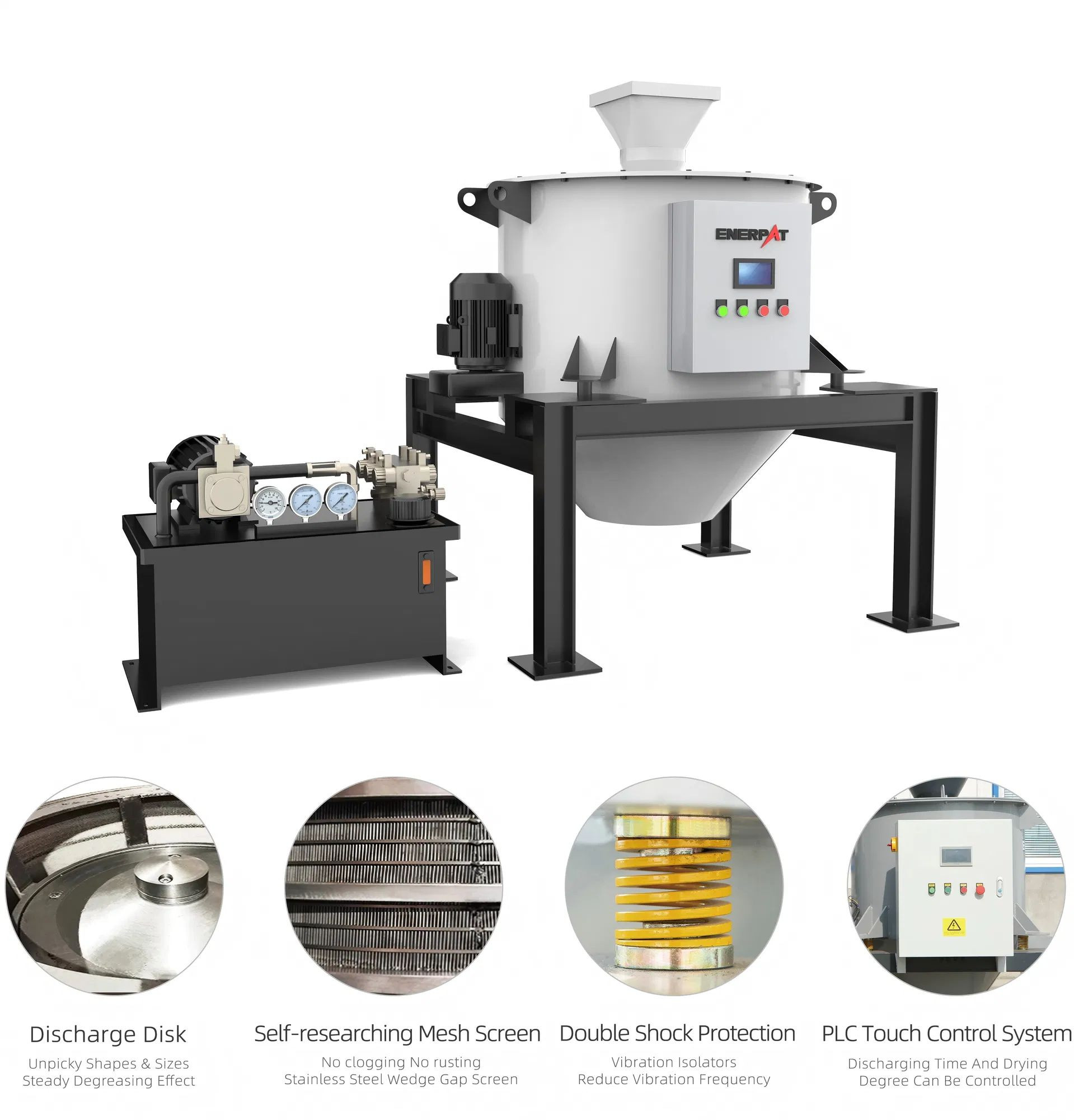 ED-600 CNC Lathe Chip Oil Extraction Chip Spinner Industrial Centrifuge Machine