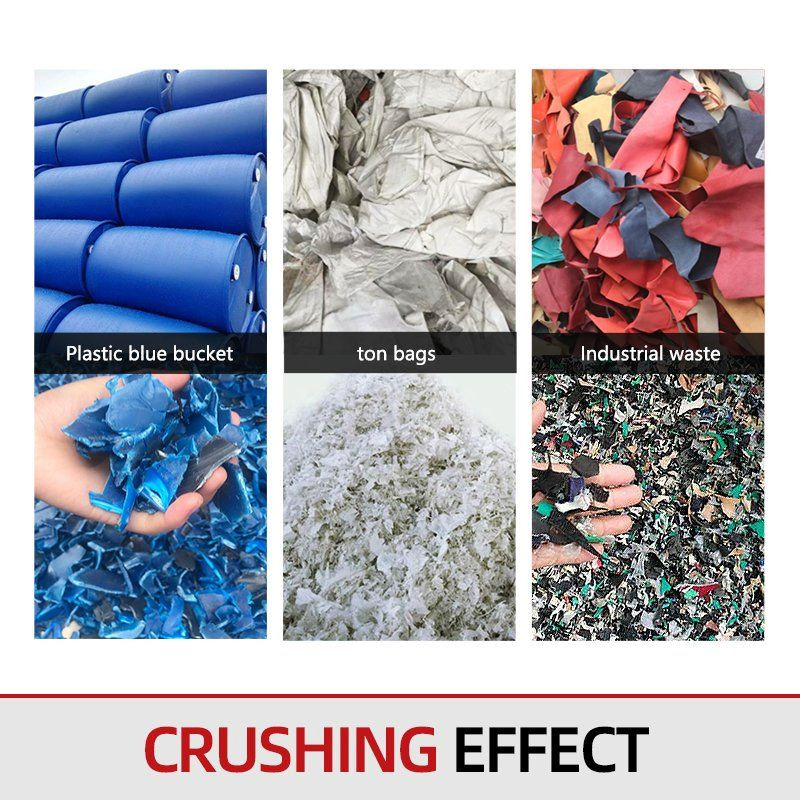 Industrial Single Shaft Shredder Machine for Plastic Woven Bags