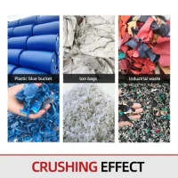 Industrial Single Shaft Shredder Machine for Plastic Woven Bags