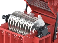 Scrap Metal Hammer Mill Crushercar Shredder for 10 Tons Per Hour Capacity