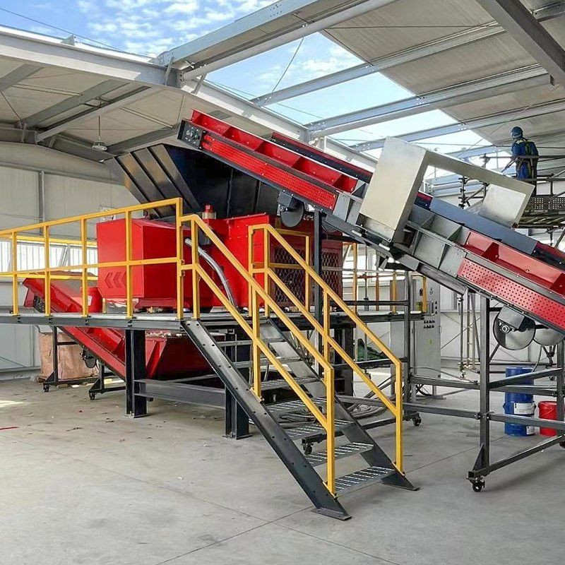 Industrial Single Shaft Shredder Machine for Plastic Woven Bags