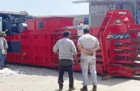 LDPE Plastic Film Baler Machine for Recycling
