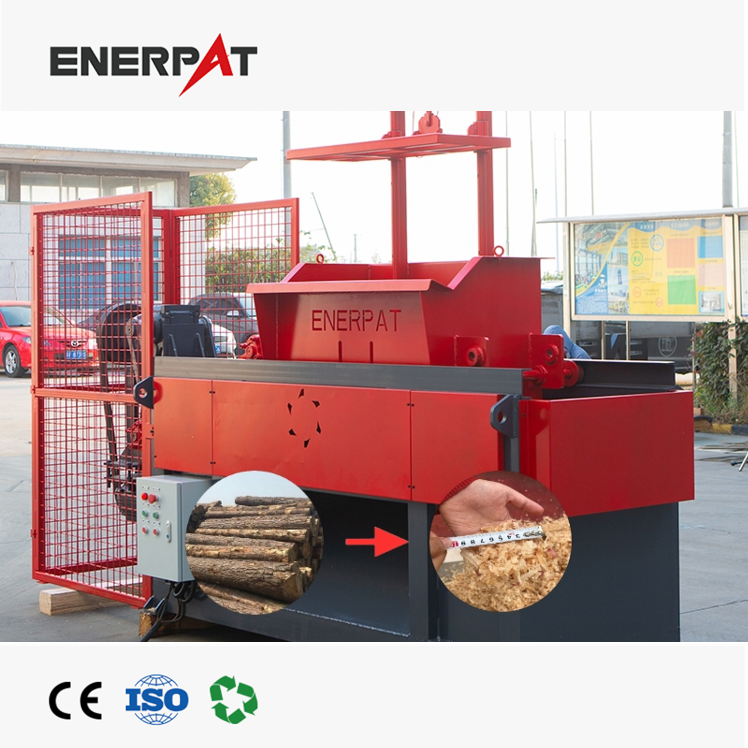 Animal Bedding Timber Planer Wood Shaving Machinery
