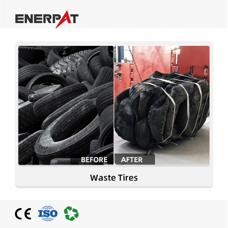 High Quality Scrap Tyre Baler Tire Baling Machine