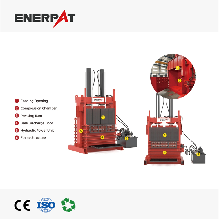 High Quality Scrap Tyre Baler Tire Baling Machine