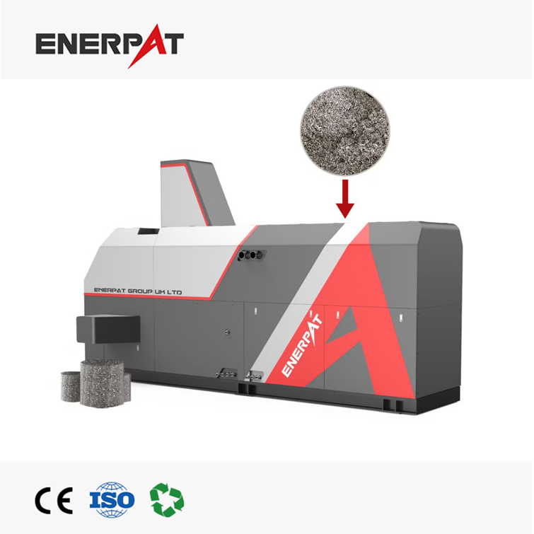 Horizontal BM-6320 630Ton Aluminum Chips / Aluminum Turnings Chips Briquetting Press Machine