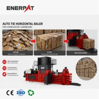 Corrugated Paper Horizontal Baler Industrial Cardboard Baler for Recycling Plants