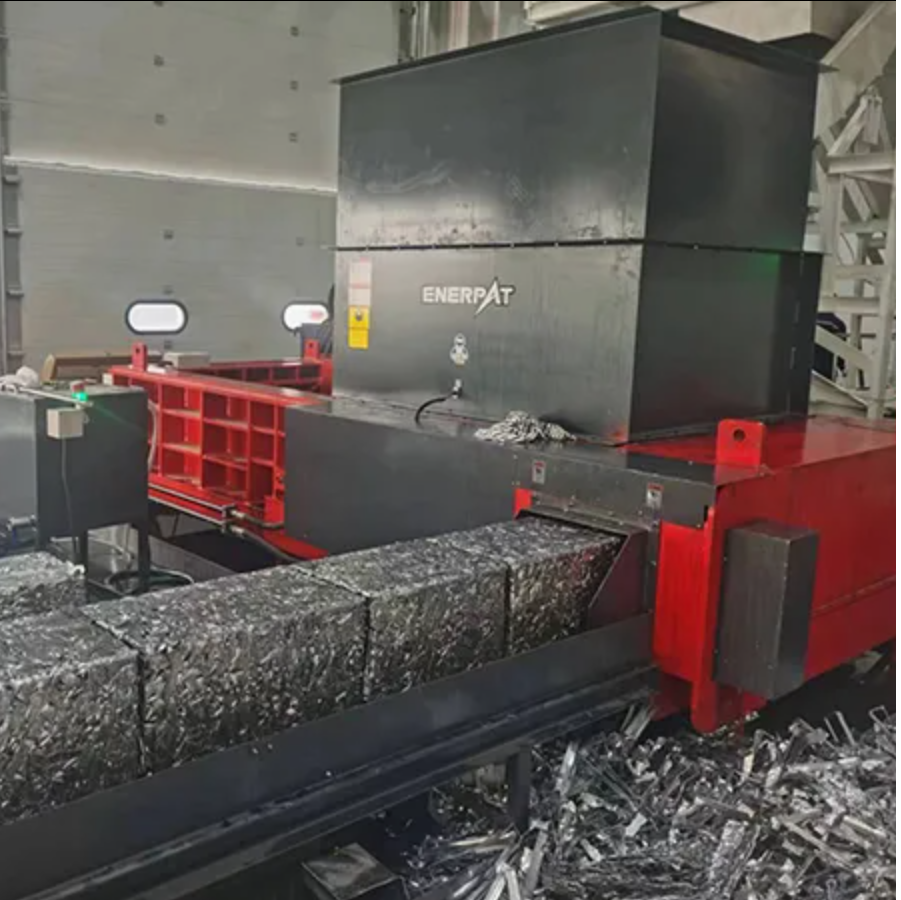 CE Certification Automatic Scarp Metal Baler for Aluminum Recycling