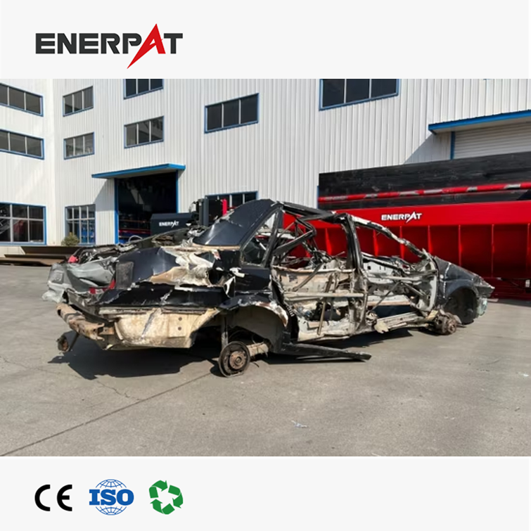 Mobile Car Compactor Machine for End-of-Life Vehicle Recycling
