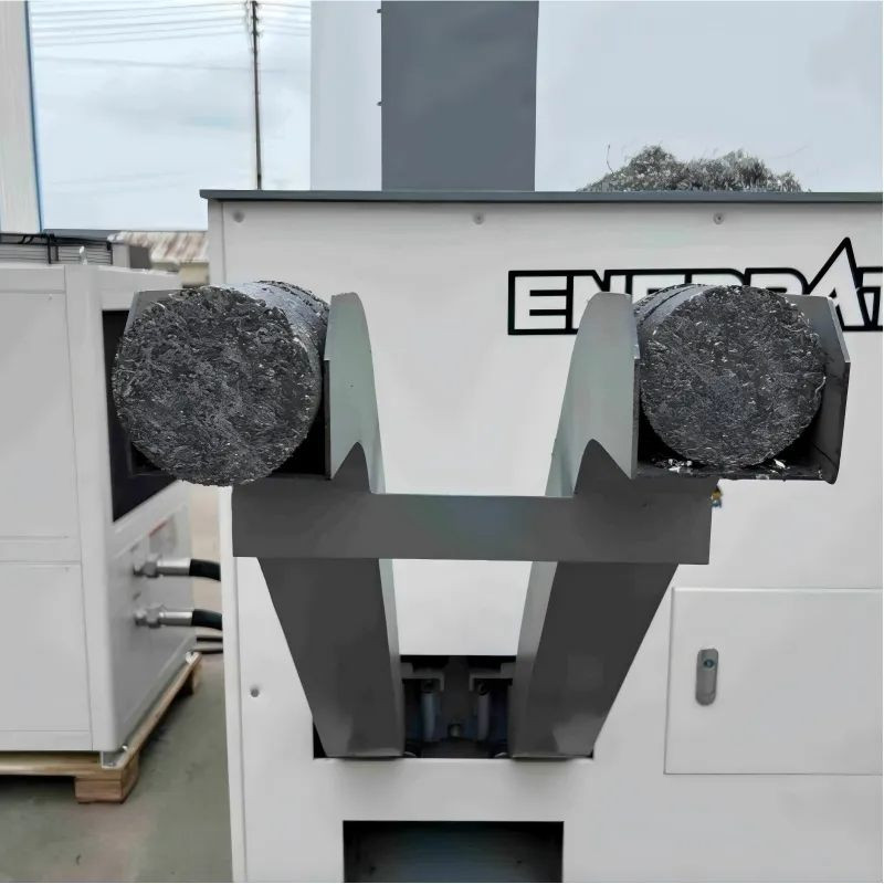 Double Output Metal Chips Briquetting Press for Metal chips/turnings/swarf/Shavings
