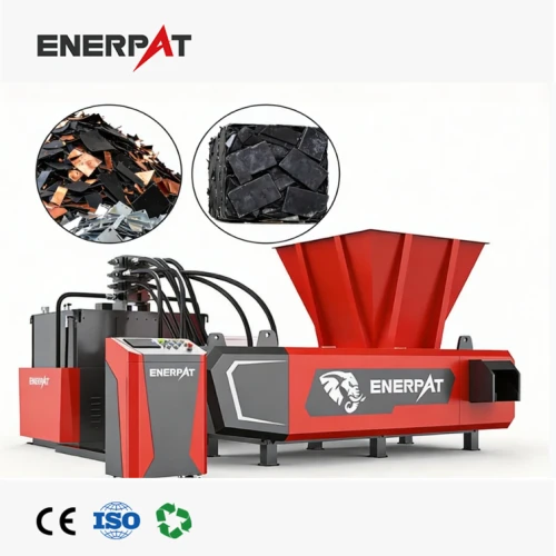 Lithium Battery Recycling Plant Battery Electrode Scrap Baler