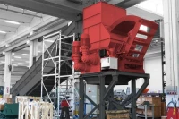 Industrial Four Shaft Shredder Scarp Metal Recycling Machine