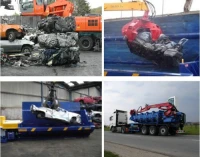 Mobile Scrap Metal  Hydraulic Car Baler for Automobile Recycling Industry