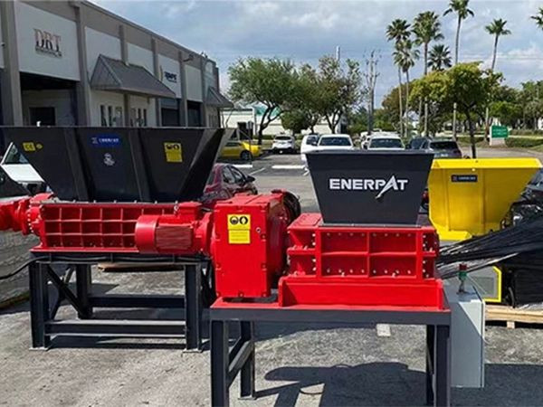 Double Shaft  Scarp Aluminum Crusher for Recycling