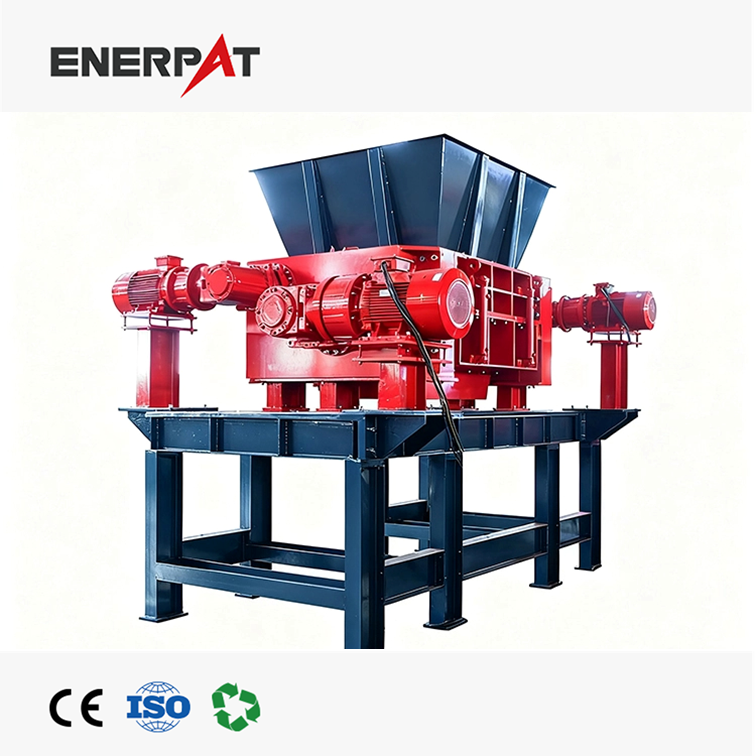 Industrial Four Shaft Shredder Scarp Metal Recycling Machine
