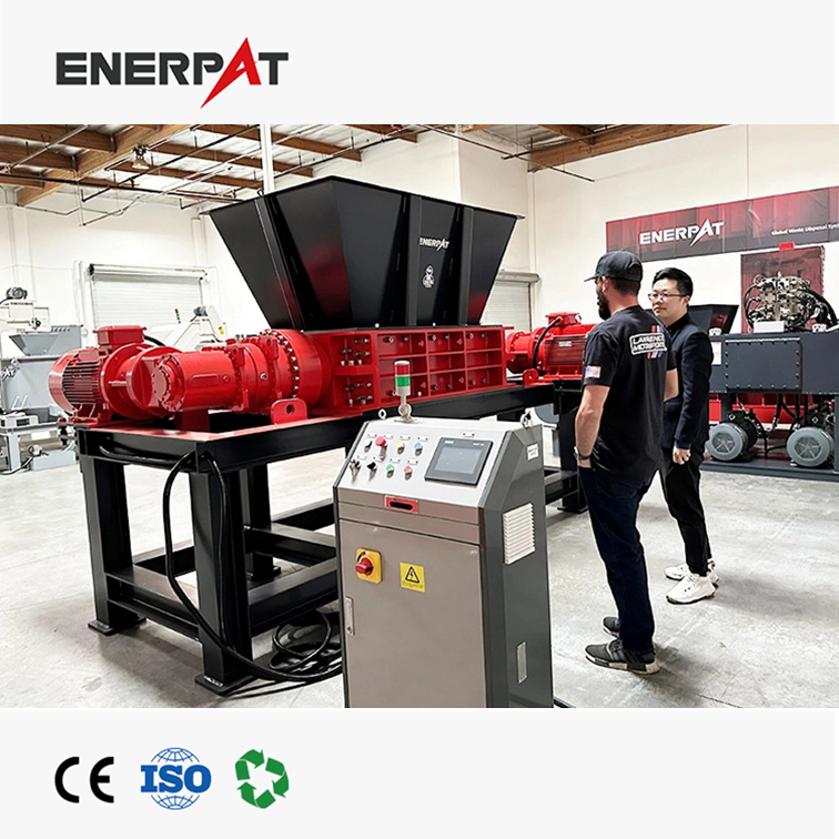 Double Shaft  Scarp Aluminum Crusher for Recycling
